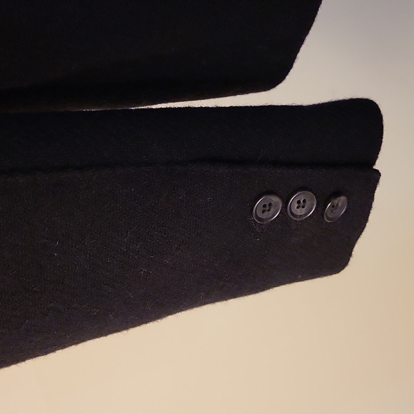 Smythe Single-Breasted Wool Blend Fitted Blazer - Picture 11 of 12